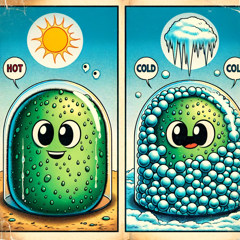 Temperature affect on Biofilm